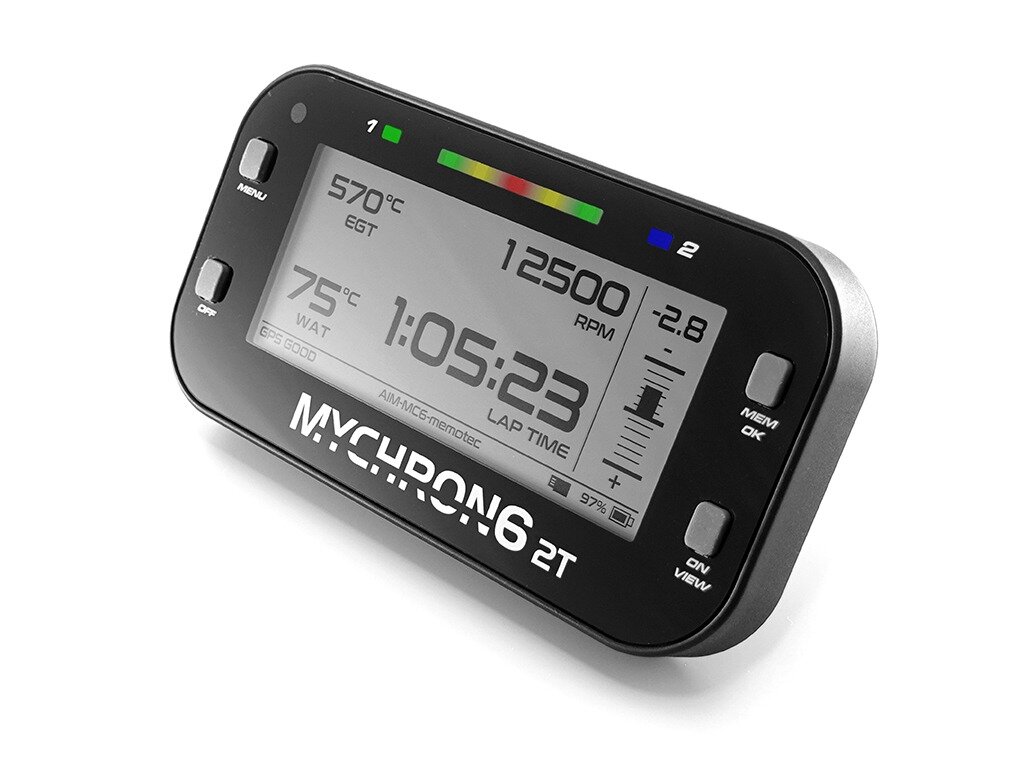 AIM Instrument de bord GPS MyChron 6 S 2T sans sondes
