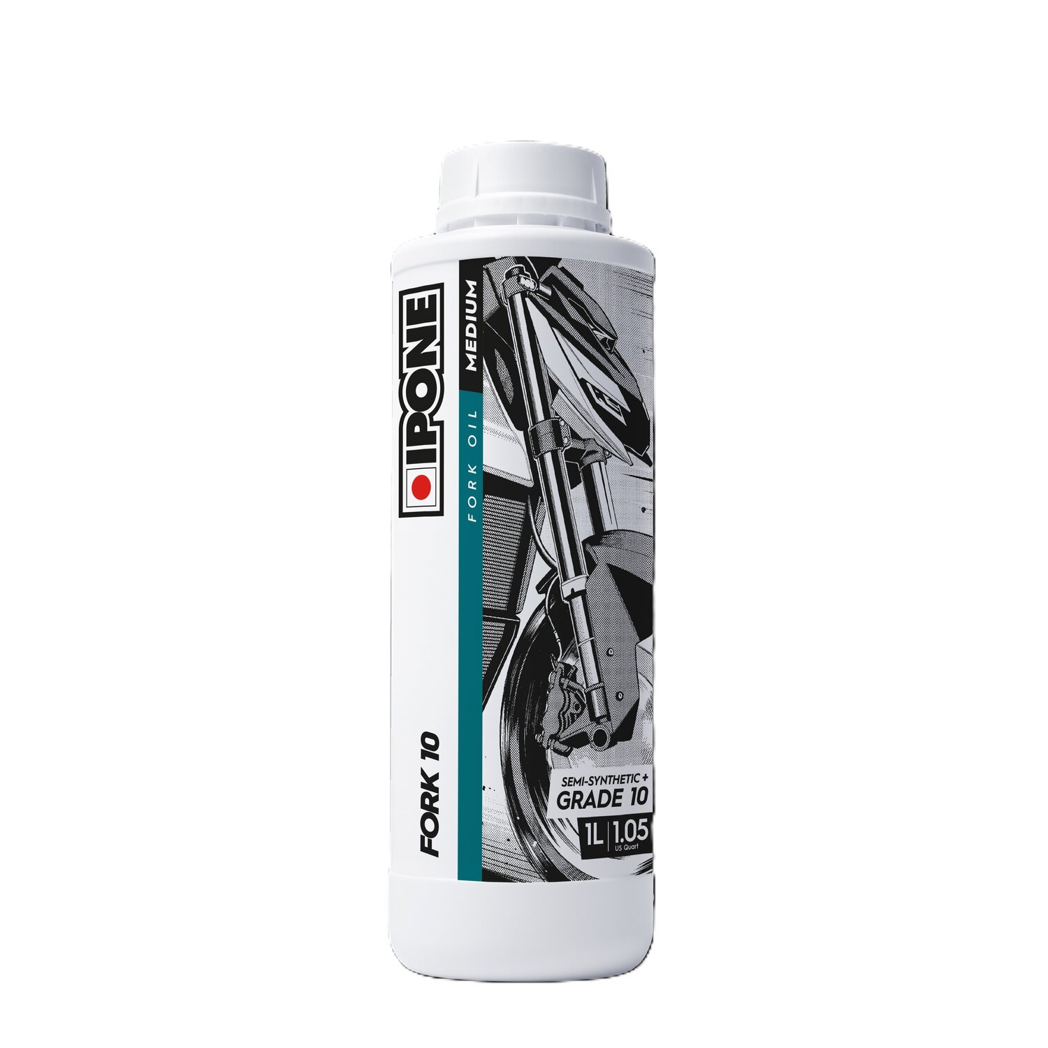 Huile de fourche Medium Ipone Fork 10 semi synthétique 1L