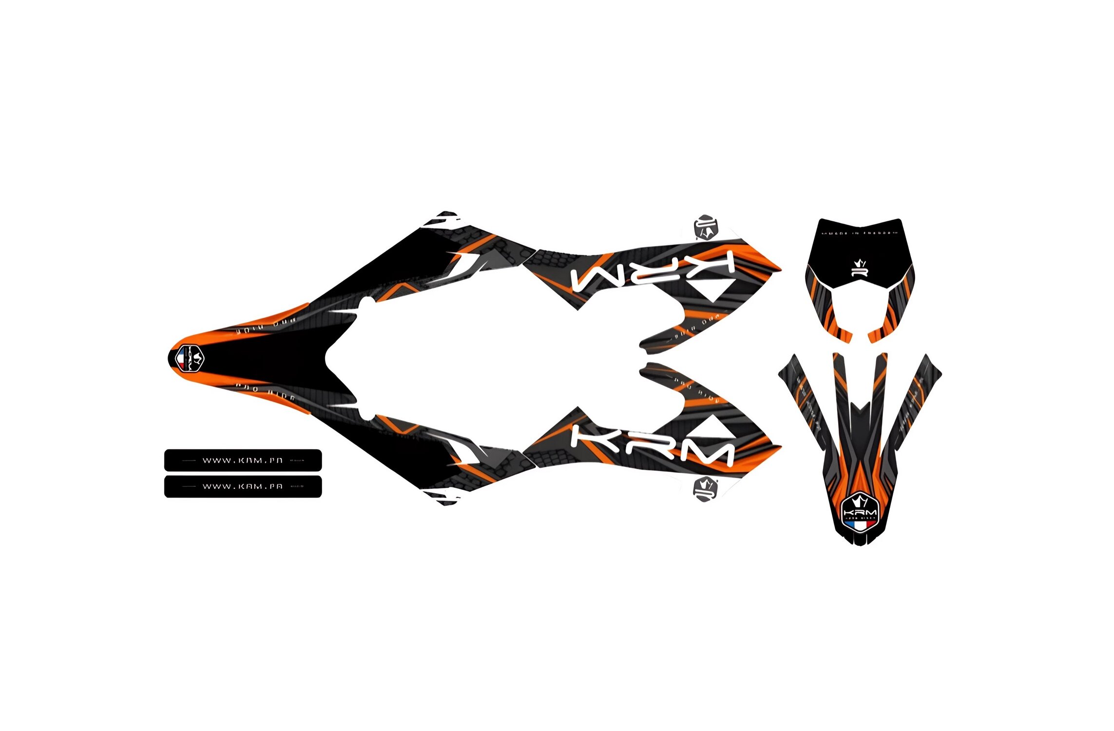 Kit déco Rieju MRT après 2022 orange