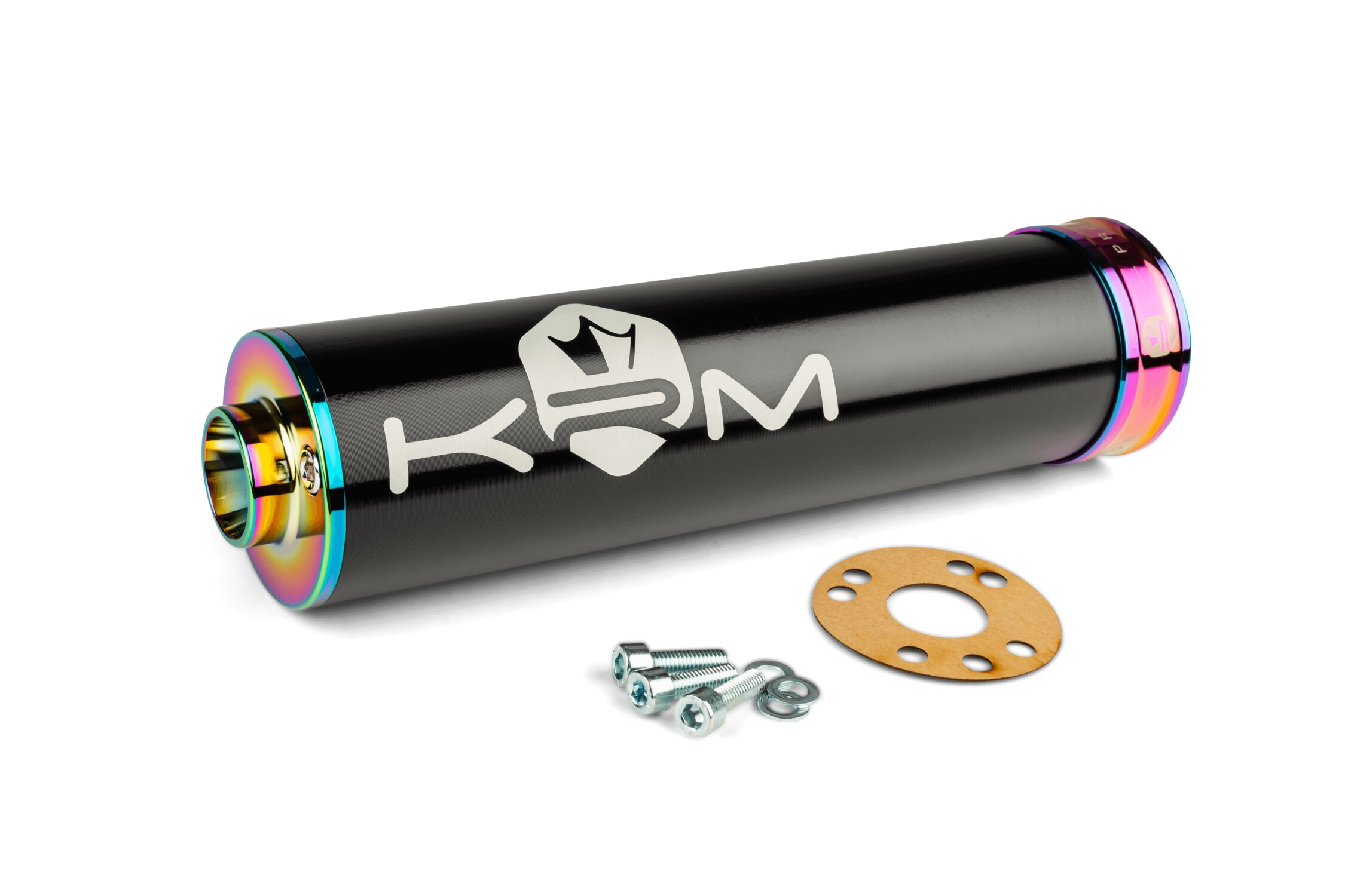 Silencieux d'échappement KRM 50 - 70 Noir / Néochrome