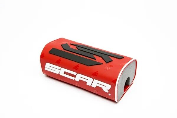 Mousse de guidon Scar sans barre O2 rouge