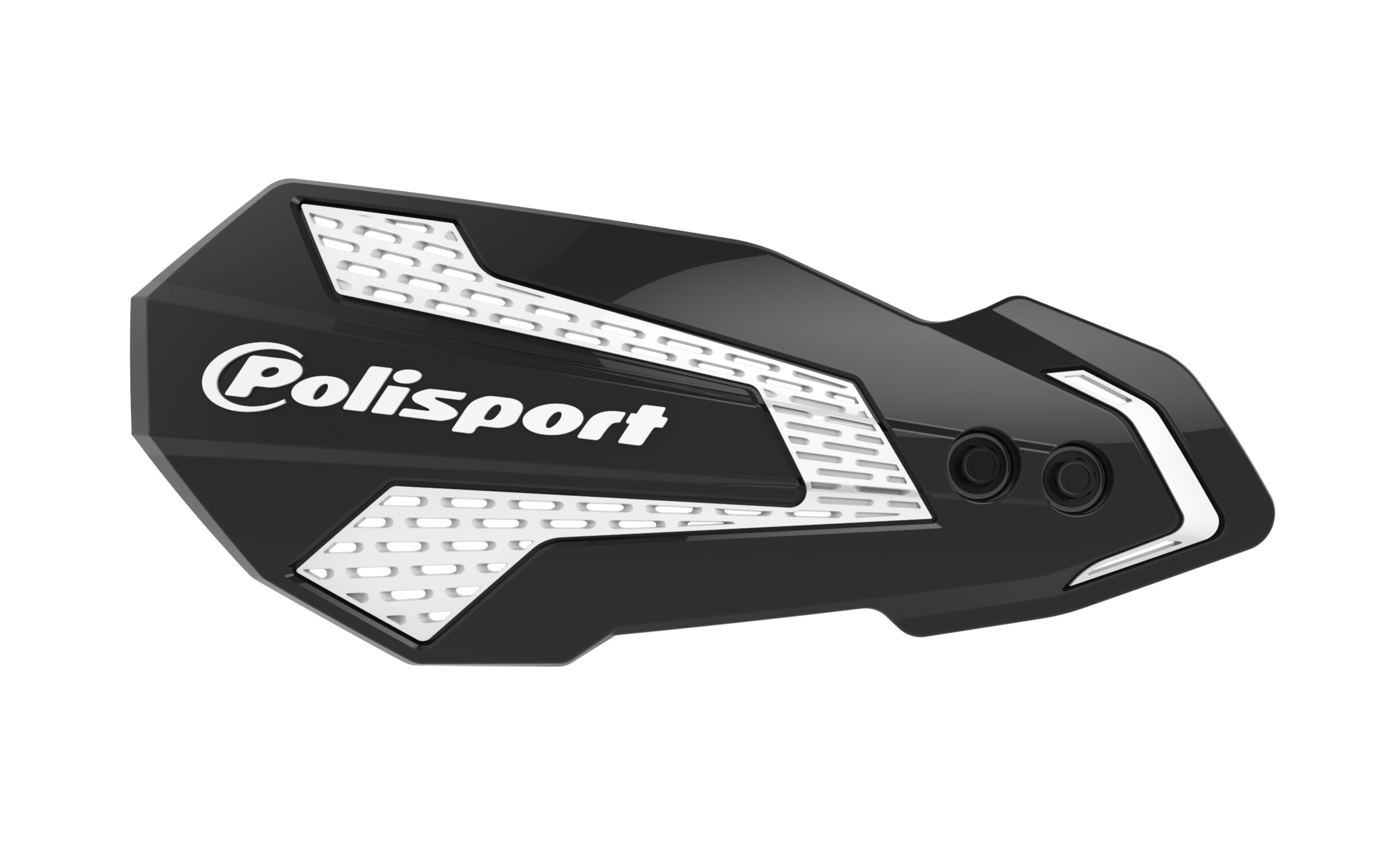Polisport 8308200001 - Paramani Mx Flow 1 Punto Di Fissaggio Mx-Style In Plastica Con Kit Di Montaggio Incluso Compatible Con Motocicletas Beta Rr En Color Nero/Bianco-image