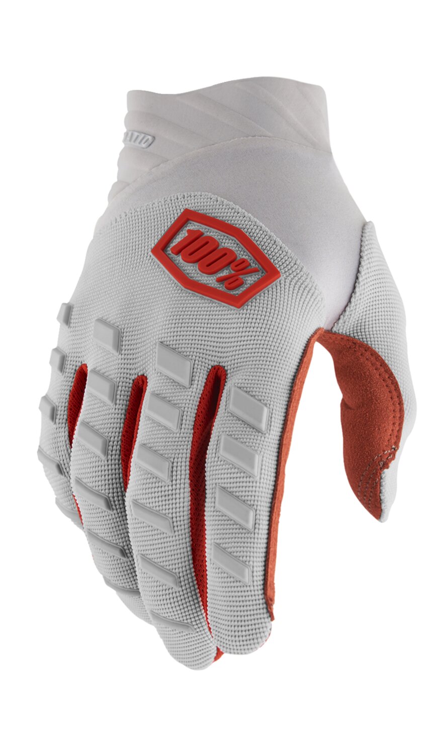 Gants 100% Airmatic argent M