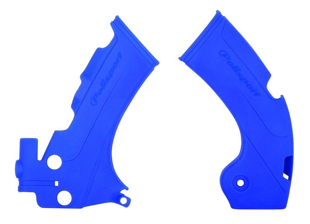 Polisport 8466200002 - Set Di Piastre Paramotore In Plastica Durevole E Resistente Agli Urti Compatibile Con Le Moto Fantic, Yamaha In Colore Blu-image