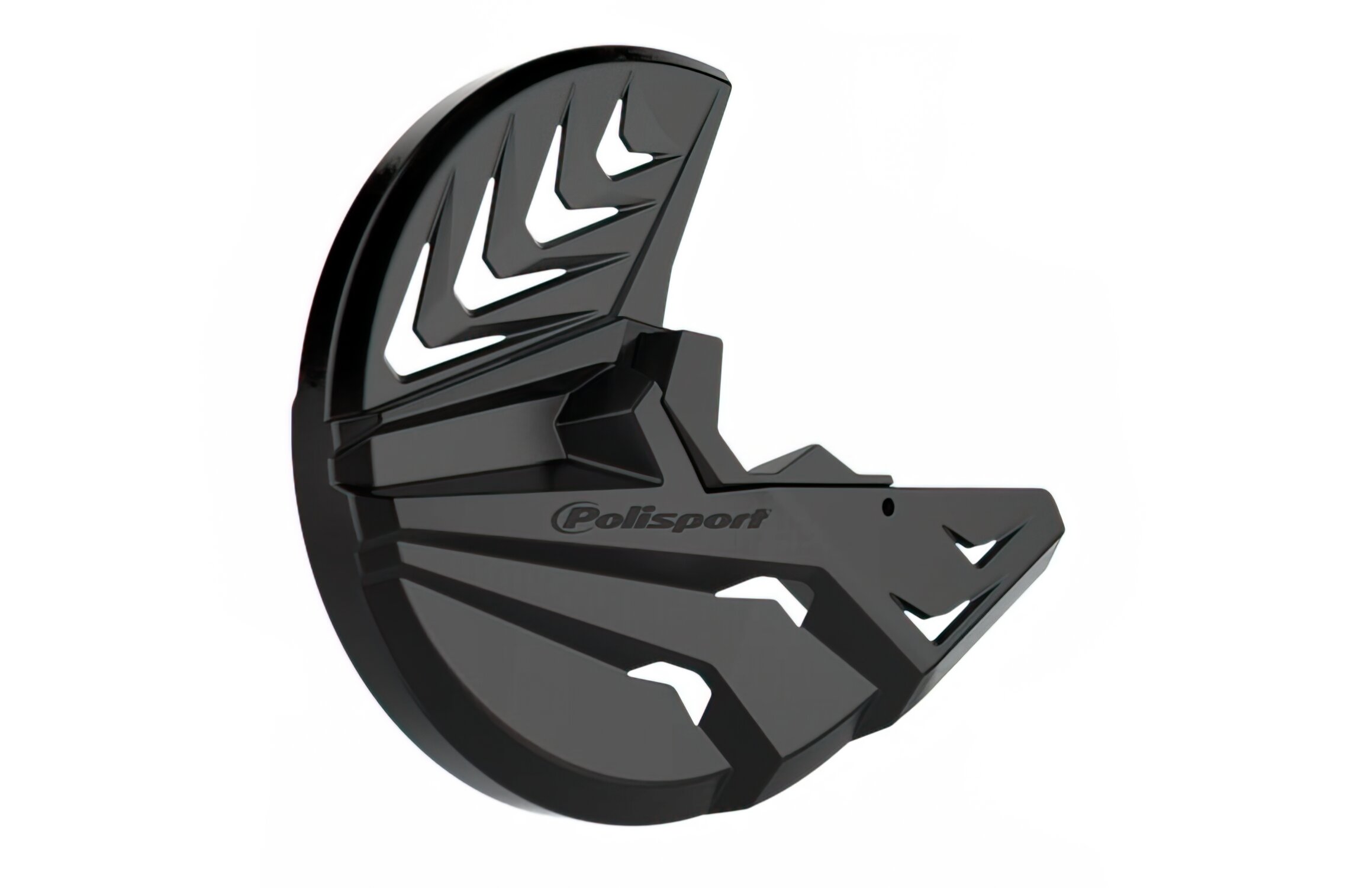 Polisport 8155100001 - Protezione Disco E Forcella Inferiore In Polipropilene Resistente Agli Urti E All'abrasione Compatibile Con Le Moto Honda A Colori Nero-image