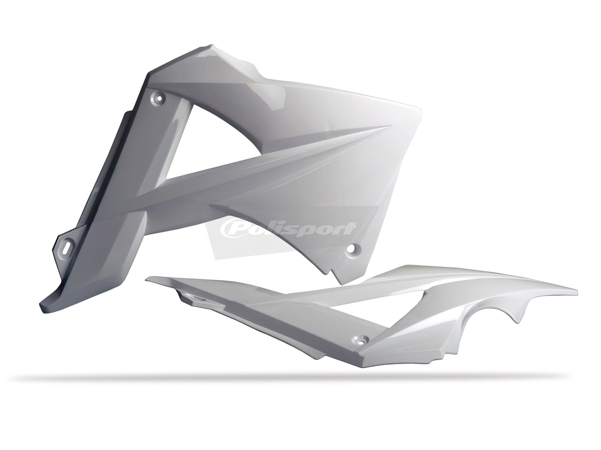 Polisport 8413300008 - Copriradiatore Robusti E Durevoli Compatibile Con Le Moto Gas Gas A Colori Bianco-image