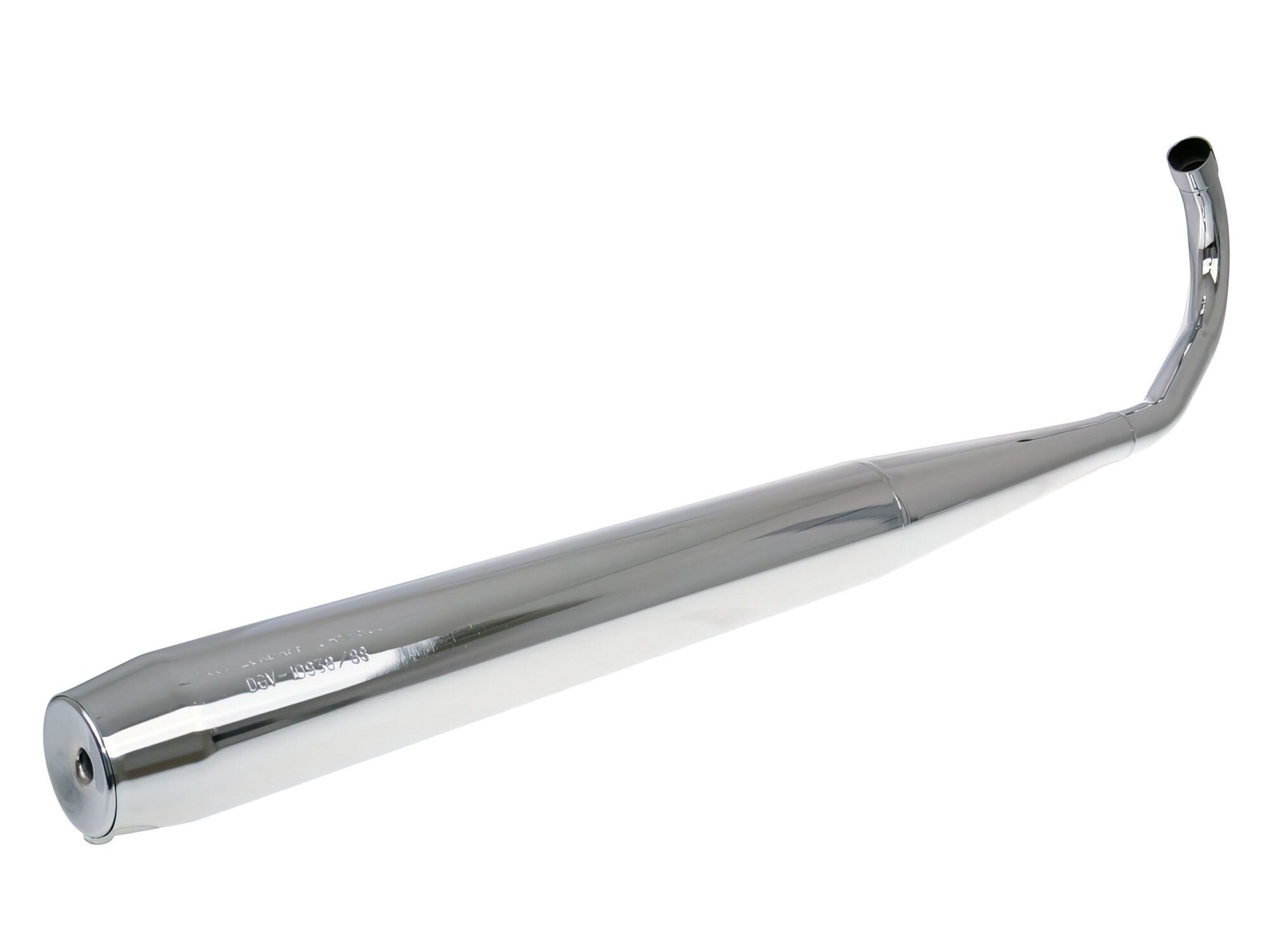 Pot d'échappement coudé double 32mm Zündapp