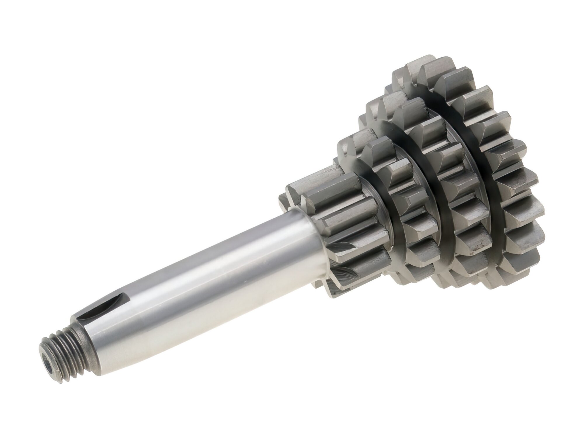 Arbre auxiliaire 4-vitesses 22-18-14-10 dents Vespa 50-90 / Primavera / ET3 / PK / PK XL
