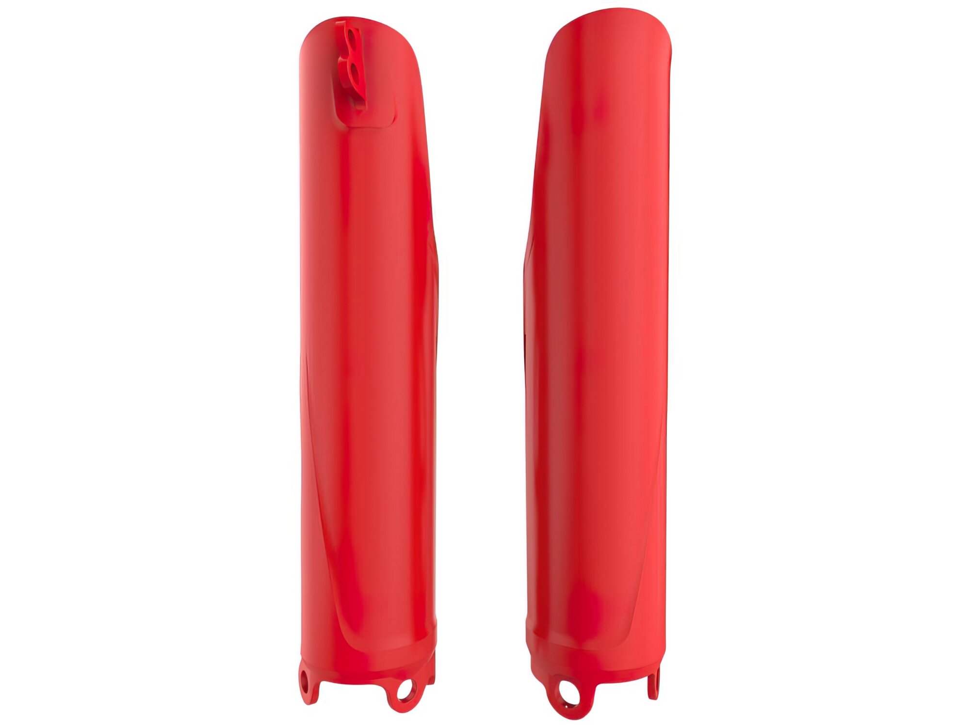 Polisport 8351900003 - Set Di Protezioni Forcella In Polipropilene Antiurto Senza Bulloneria Compatibile Con Le Moto Honda In Colore Rosso-image