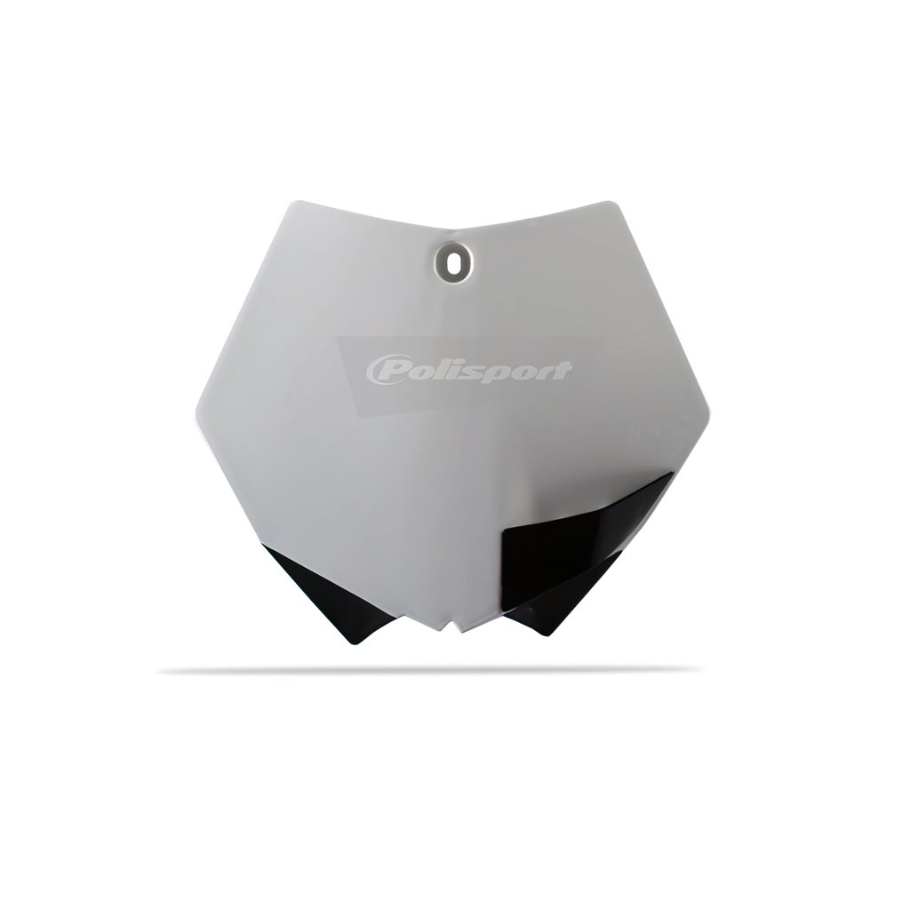Polisport 8664400007 - Tabella Portanumero Replica Oem Realizzata In Plastica Lucida Resistente E Durevole Compatibile Con Le Moto Ktm In Colore Bianco-image