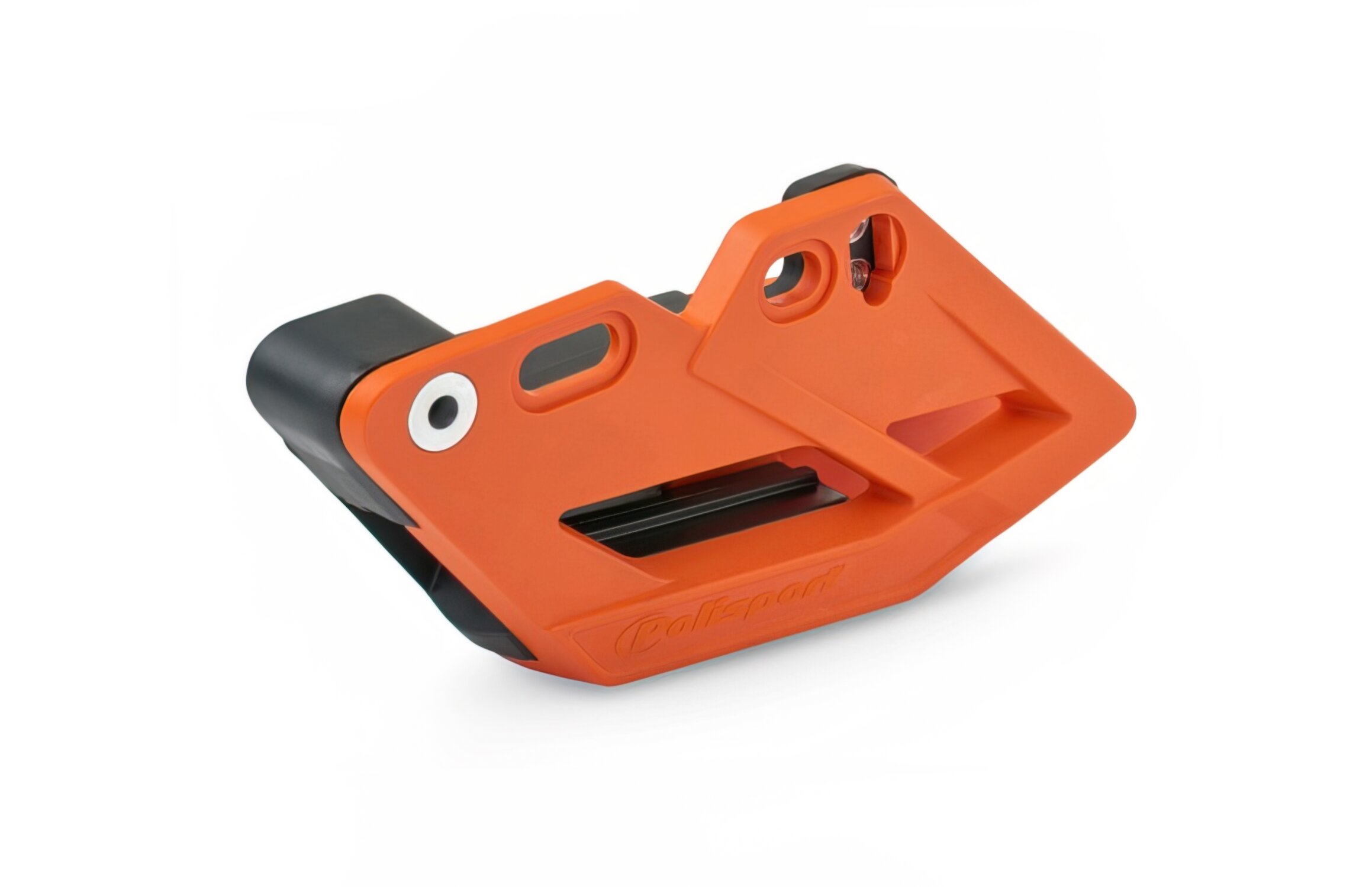 Polisport 8457500002 - Guidacatena Performance Composto Da Guaina Esterna E Tampone Antiusura Con Kit Di Montaggio Incluso Compatibile Con Le Moto Ktm, Rieju In Colore Arancio-image