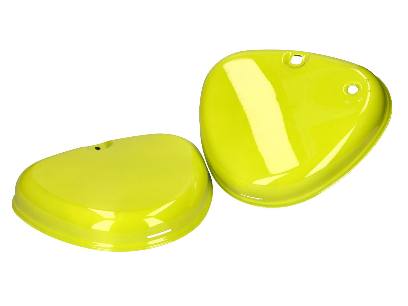 Couvercle latéral jaune colza (la paire) Simson S51