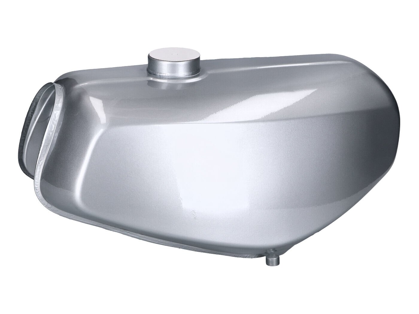 Réservoir d'essence argent métallisé Simson S51