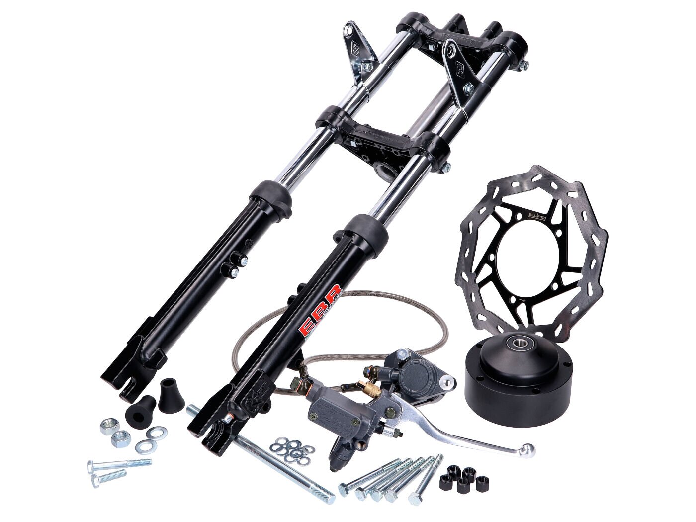 Kit frein à disque et fourche EBR hydraulique Swiing Puch