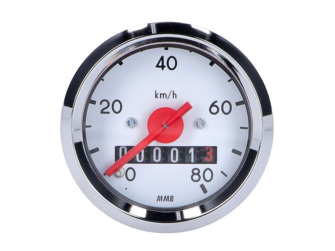 Compteur de vitesse rond 48mm 80km/h Simson S51