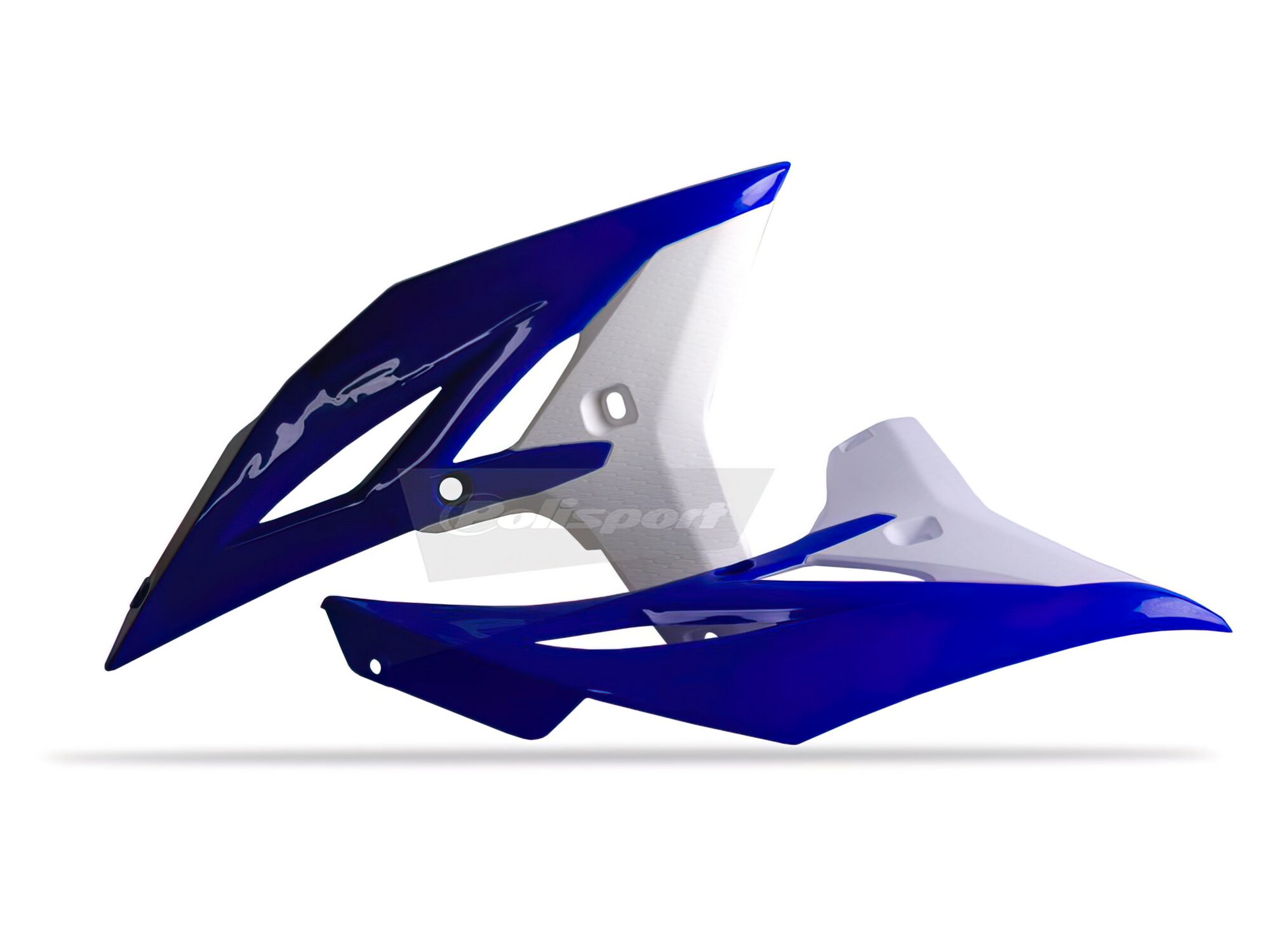 Polisport 8413700006 - Copriradiatore Robusti E Durevoli Compatibile Con Le Moto Yamaha A Colori Blu/Bianco-image