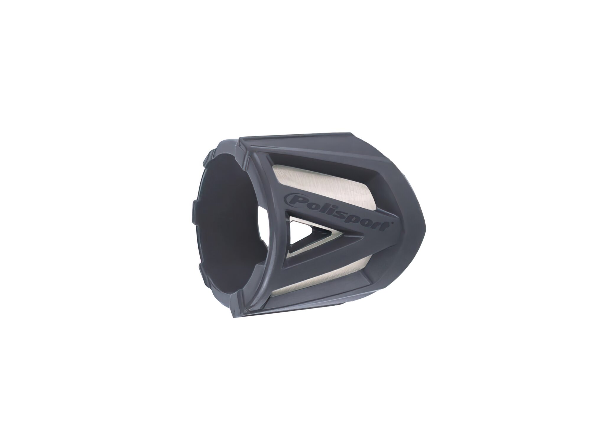 Polisport 8483900006 - Protezione Marmitta Resistente Versione Piccola 20-33Cm Universale Realizzata In Acciaio Inox Leggero E Silicone A Colori Grigio Nardo-image