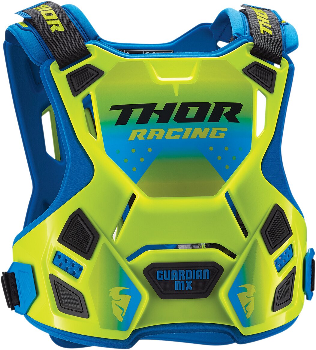 Pare pierre Thor Gardian MX Enfant bleu / vert fluo XS/XS