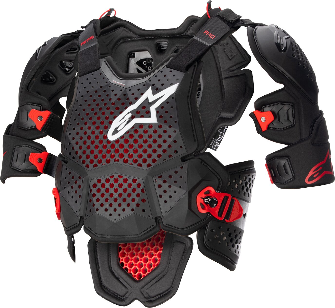 Pare-pierre Alpinstars A-10 V2 noir/rouge XS/S