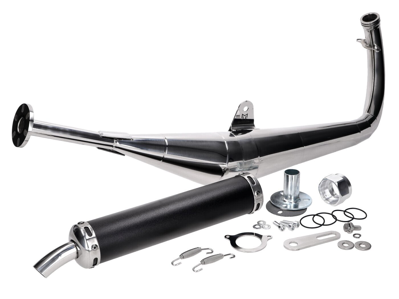 Pot d'échappement Motegra Racing 60 -110 chromé Simson S51