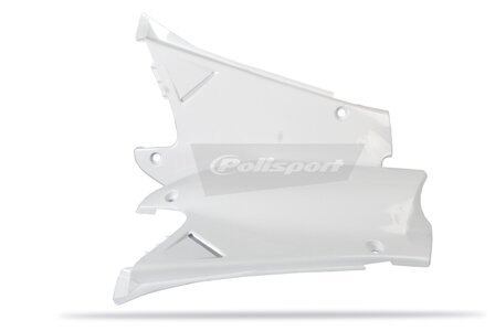 Plaques latérales Polisport blanc Honda CR 125 / CR 250