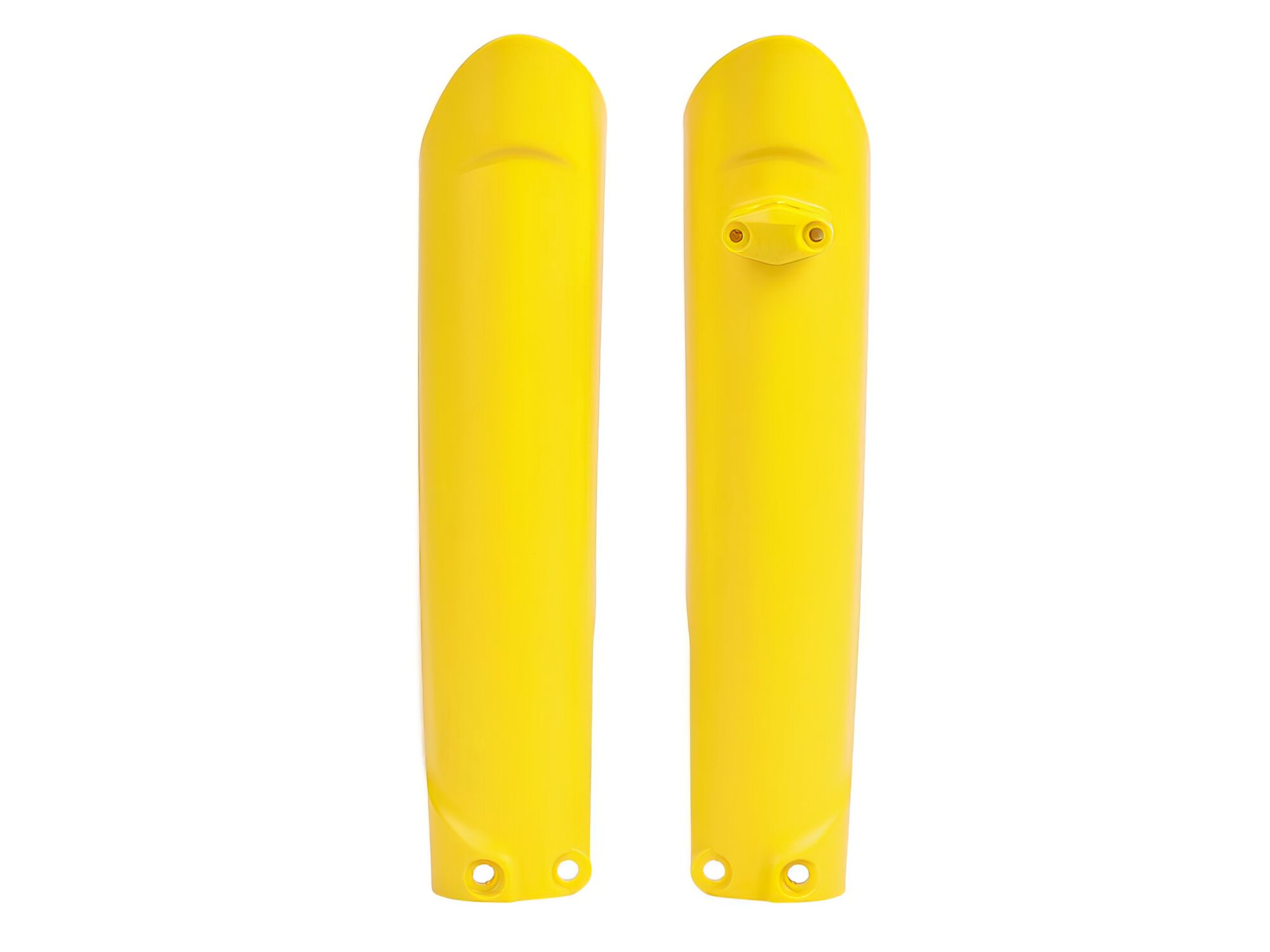 Polisport 8398600004 - Set Di Protezioni Forcella In Polipropilene Antiurto Senza Bulloneria Compatibile Con Le Moto Suzuki, Husqvarna In Colore Giallo-image