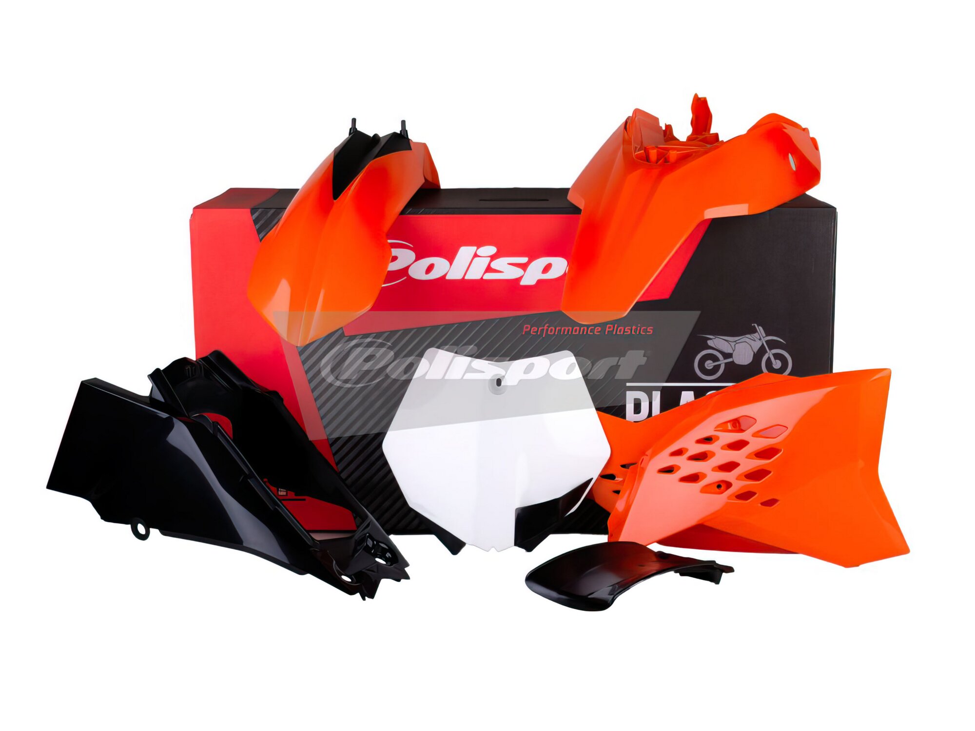 Polisport 90563 Mx Plastic Replica Kit Per Chi Cerca La Qualità Oem Per Moto Ktm In Colore Oem-image