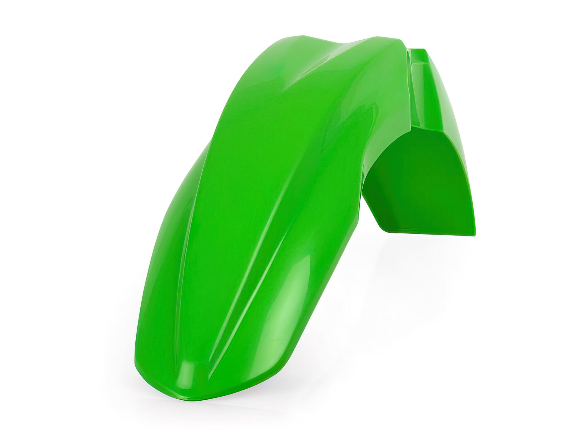 Polisport 8573800001 - Parafango Anteriore Replica Oem Realizzato In Plastica Lucida Durevole E Resistente Compatibile Con Le Moto Kawasaki In Colore Verde-image