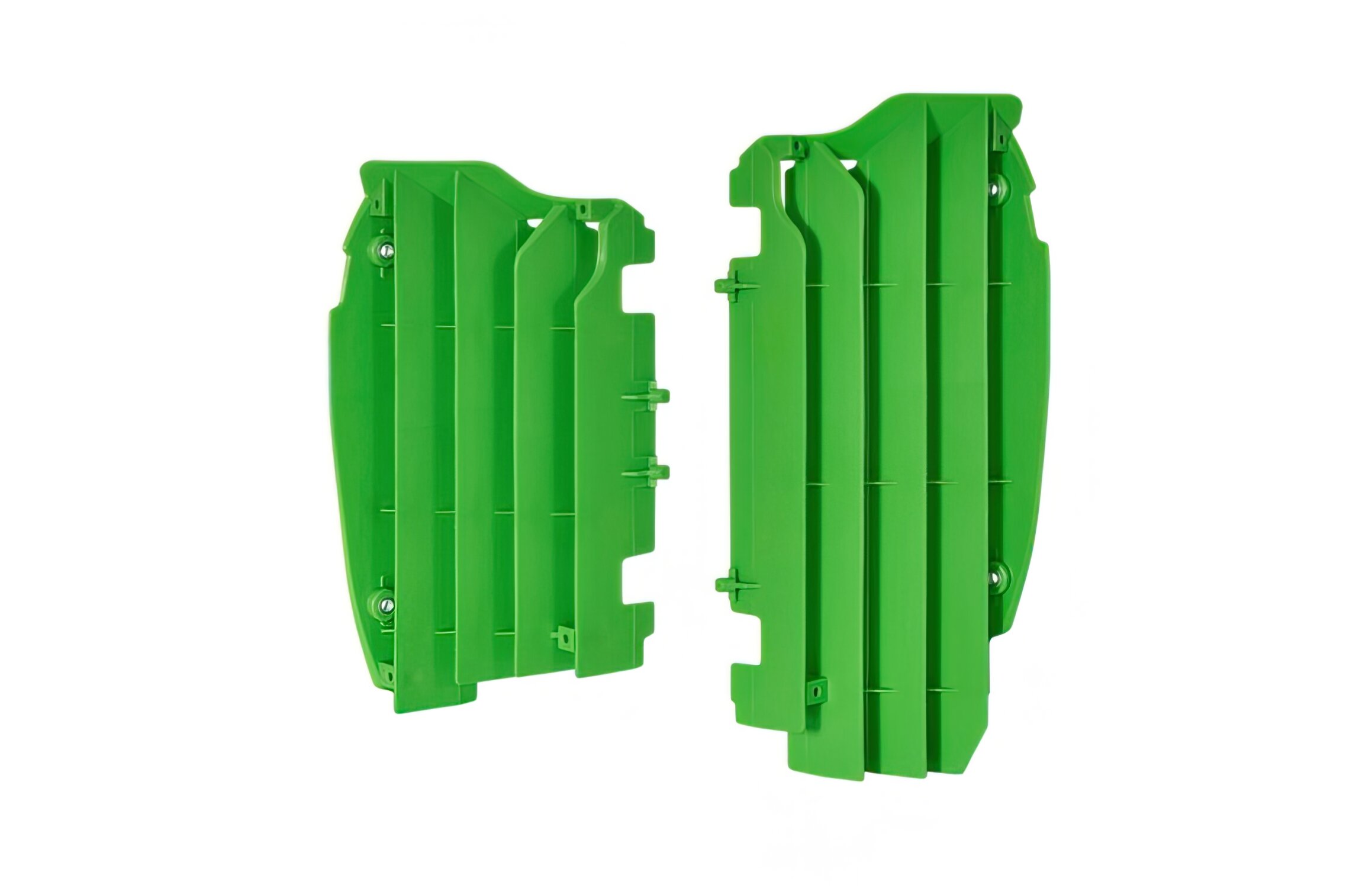 Polisport 8457800002 - Set Di Griglie Per Radiatore In Polipropilene Resistente E Durevole Senza Hardware Compatibile Con Le Moto Kawasaki In Colore Verde-image