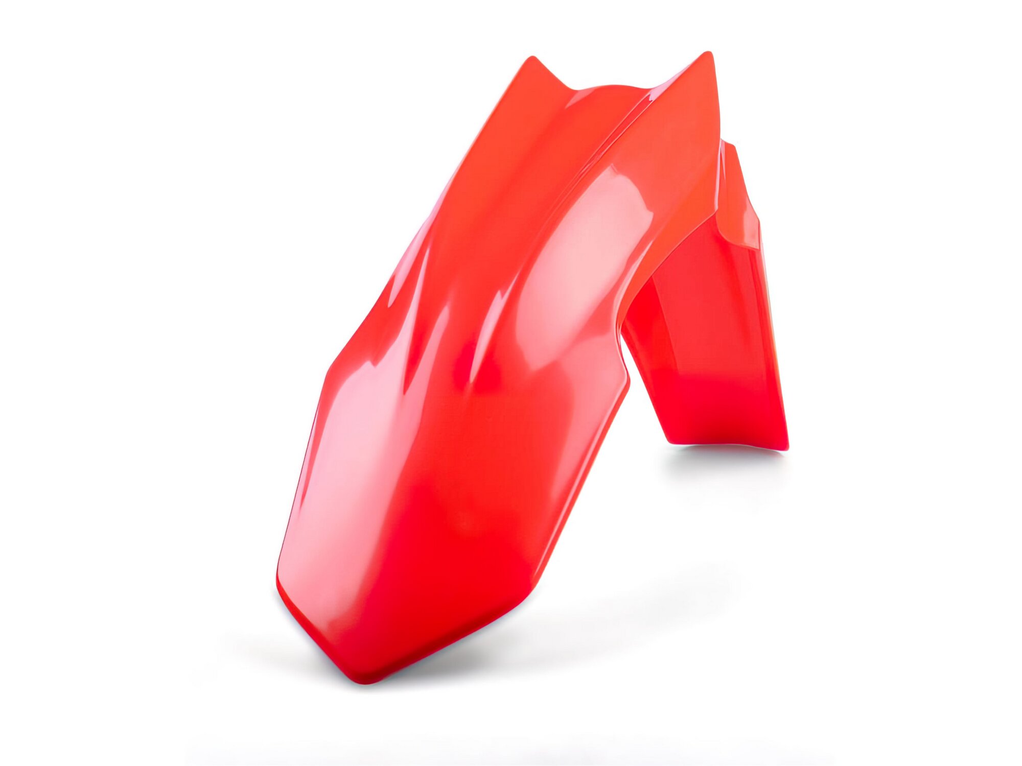 Polisport 8573900001 - Parafango Anteriore Replica Oem Realizzato In Plastica Lucida Durevole E Resistente Compatibile Con Le Moto Honda In Colore Rosso-image