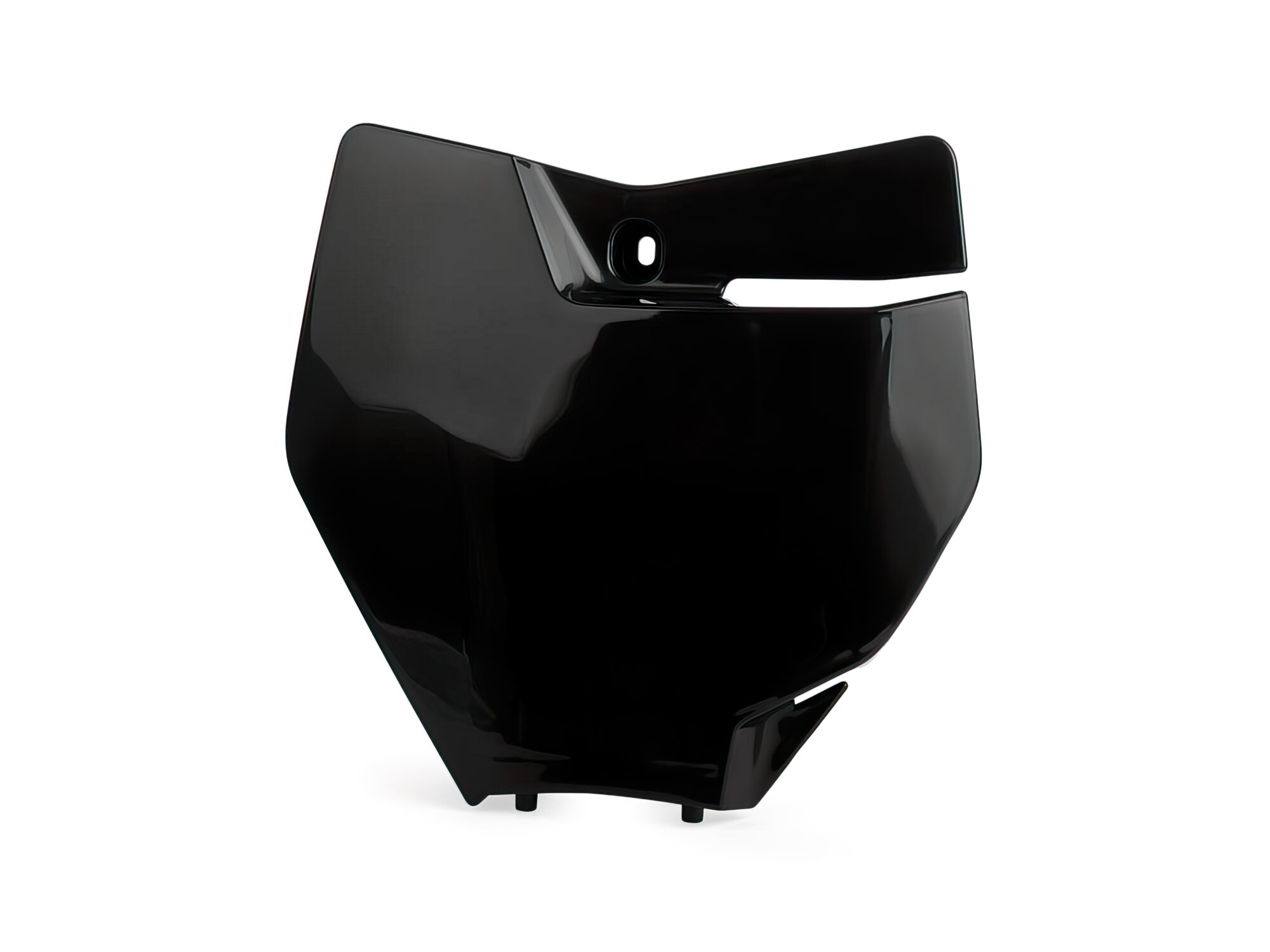Polisport 8664900003 - Tabella Portanumero Replica Oem Realizzata In Plastica Lucida Resistente E Durevole Compatibile Con Le Moto Ktm In Colore Nero-image