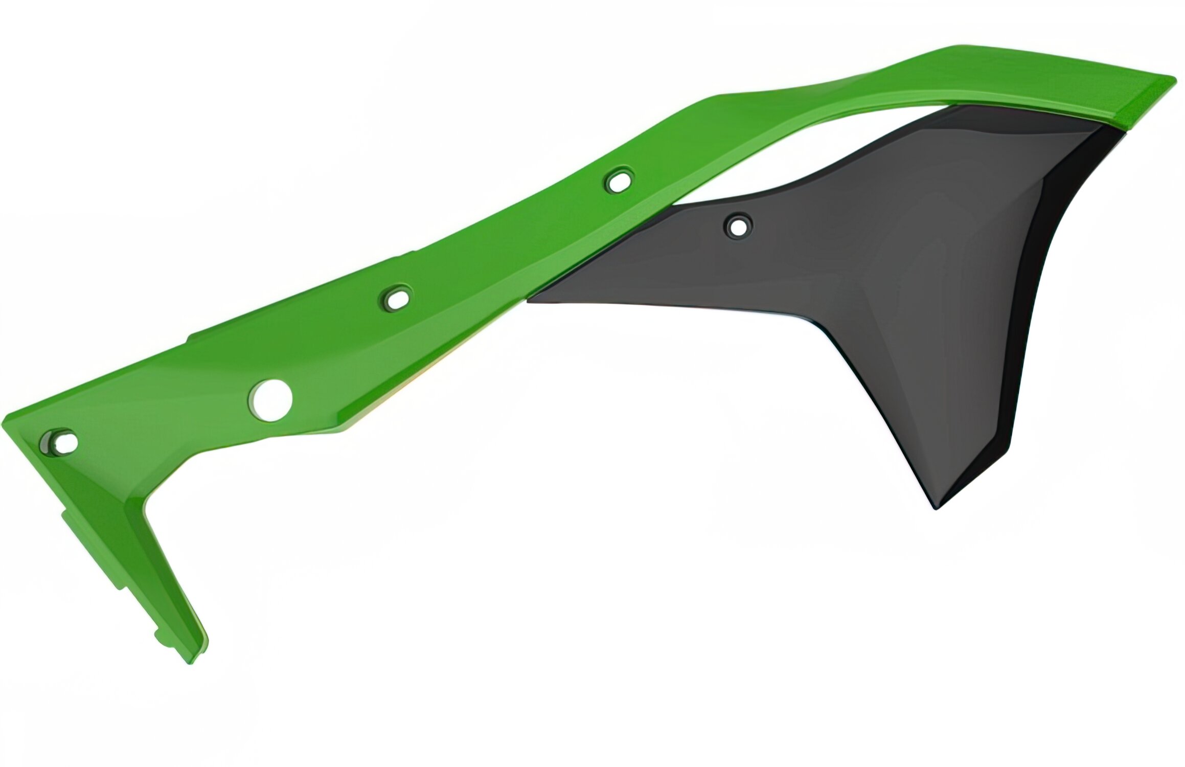 Polisport 8412300001 - Copriradiatore Robusti E Durevoli Compatibile Con Le Moto Kawasaki A Colori Verde/Nero-image