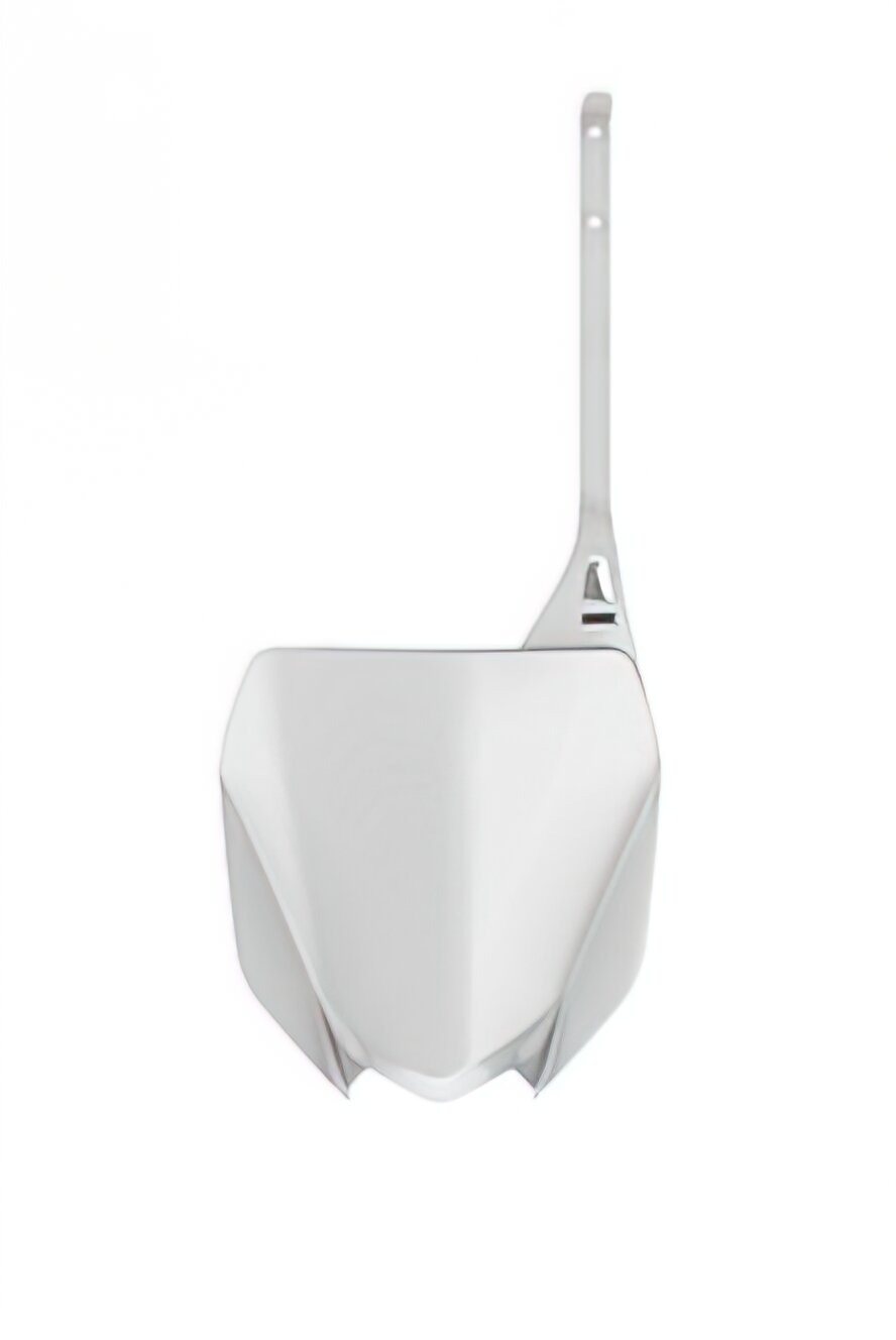 Polisport 8666000008 - Tabella Portanumero Replica Oem Realizzata In Plastica Lucida Resistente E Durevole Compatibile Con Le Moto Yamaha In Colore Bianco-image