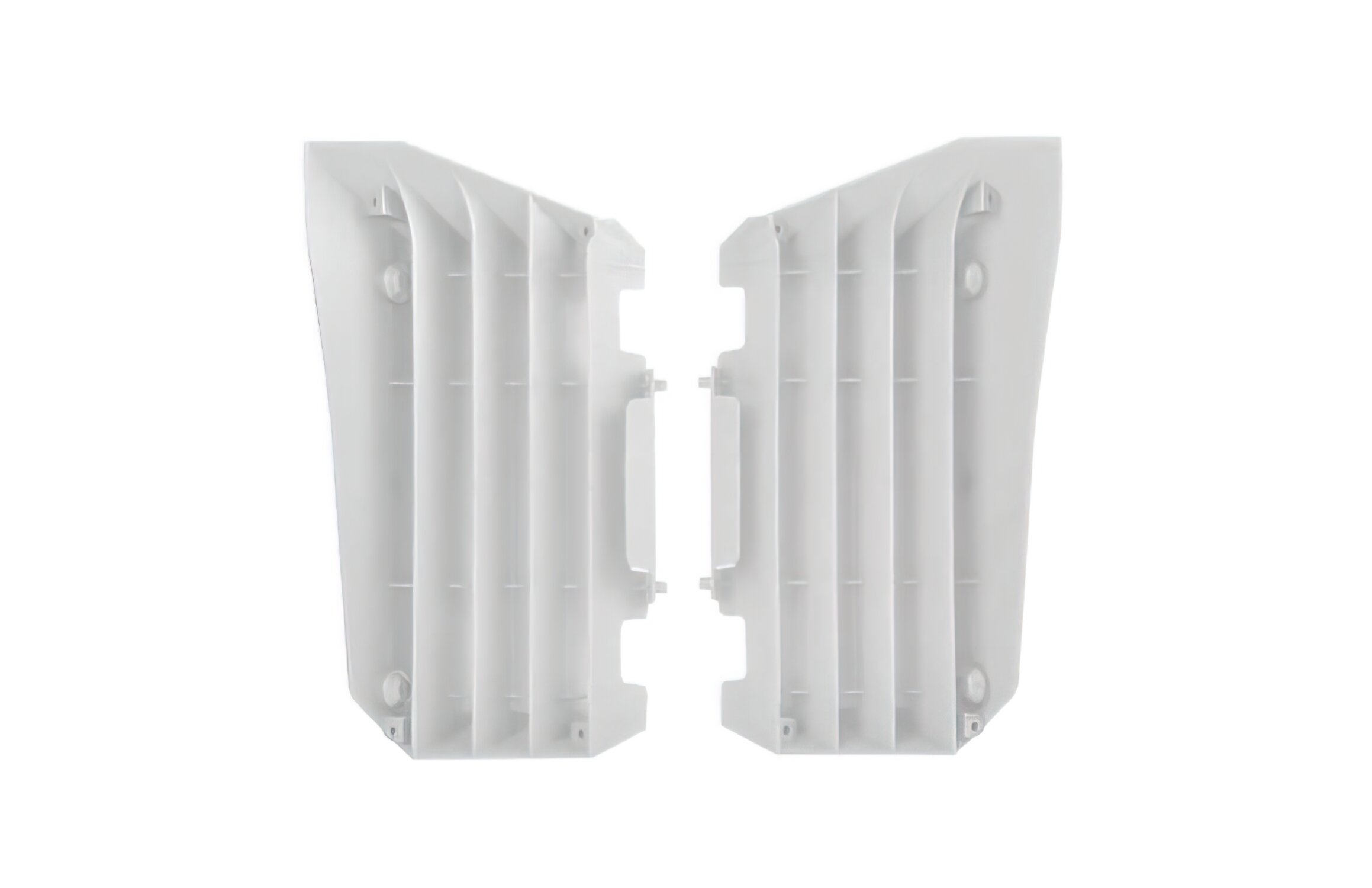 Polisport 8458100001 - Set Di Griglie Per Radiatore In Polipropilene Resistente E Durevole Senza Hardware Compatibile Con Le Moto Yamaha In Colore Bianco-image