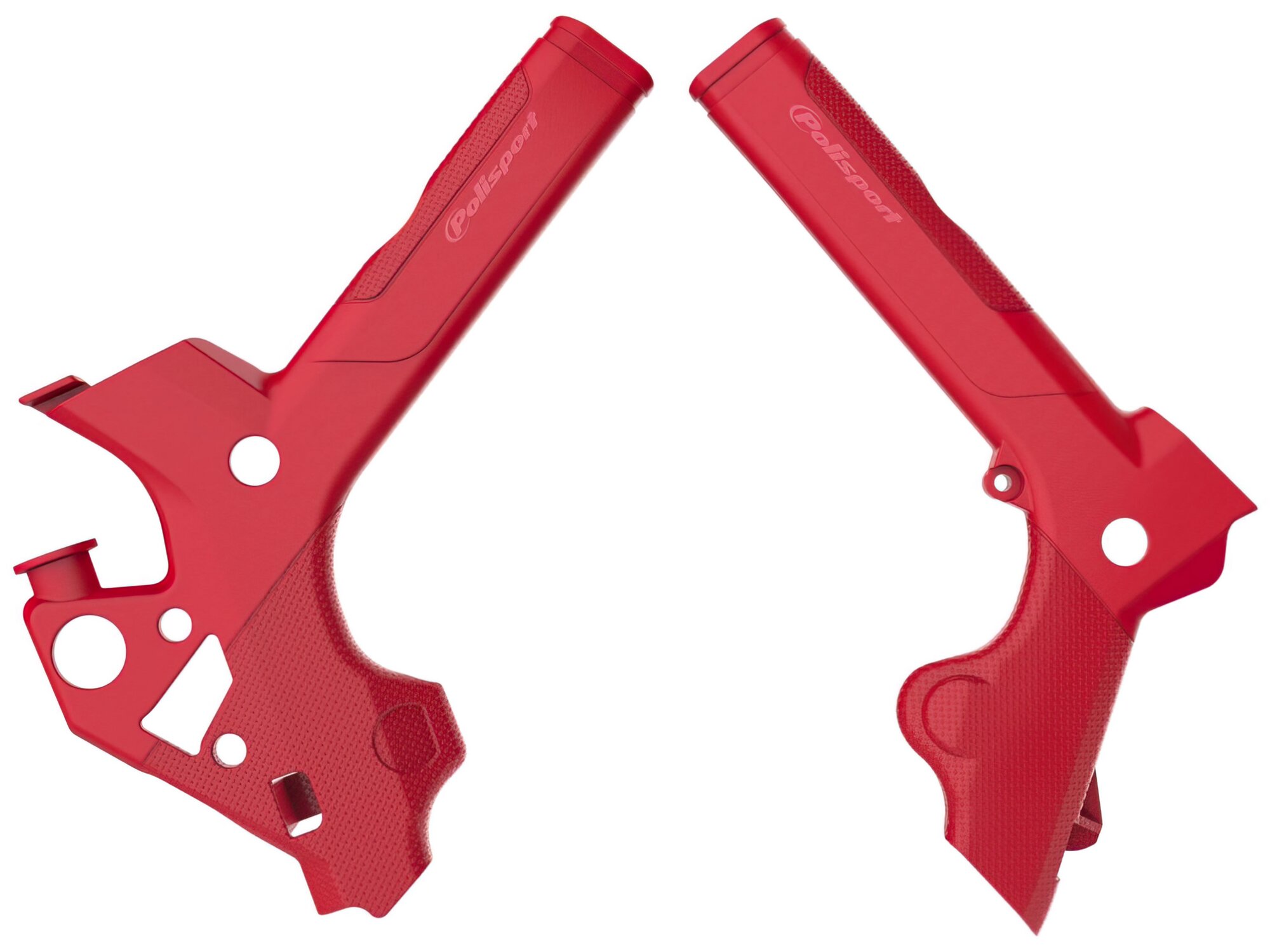 Polisport 8473100002 - Set Di Piastre Paramotore In Plastica Durevole E Resistente Agli Urti Compatibile Con Le Moto Gas Gas, Rieju In Colore Rosso-image