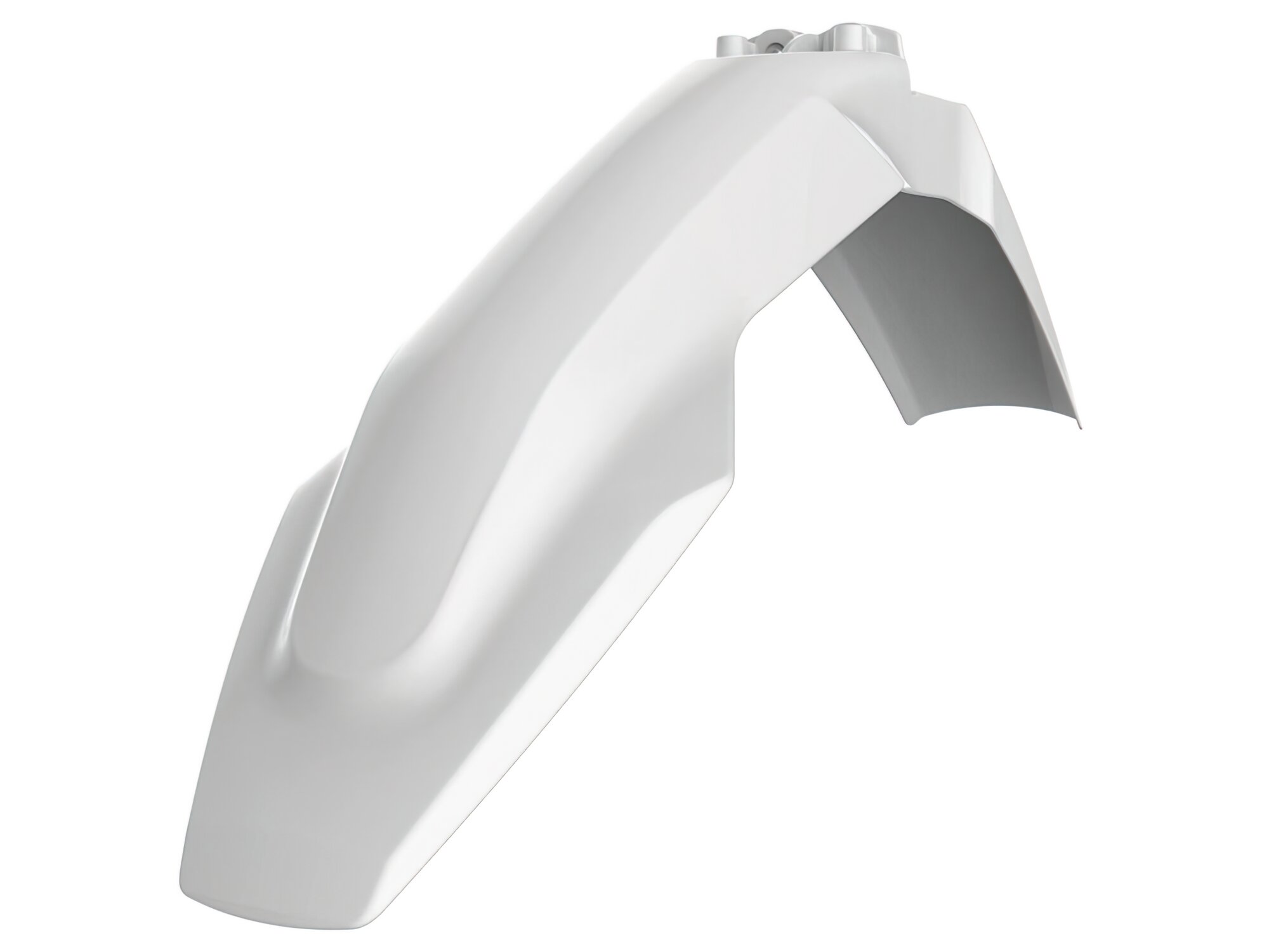 Polisport 8572400007 - Parafango Anteriore Replica Oem Realizzato In Plastica Lucida Durevole E Resistente Compatibile Con Le Moto Husqvarna In Colore Bianco-image