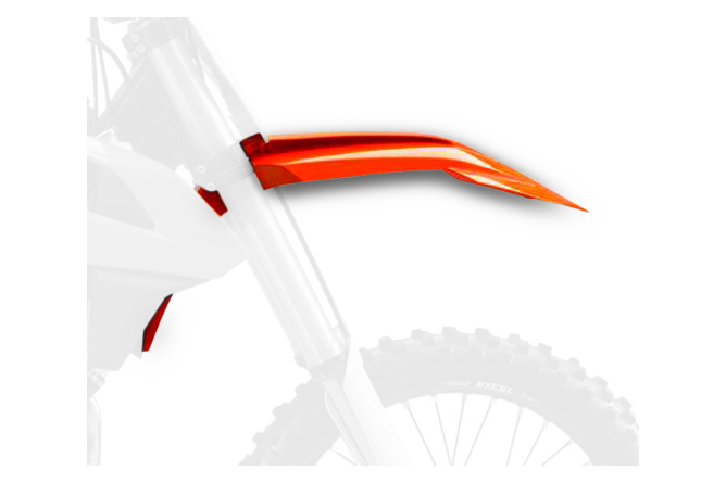Garde boue avant Polisport Orange KTM SX85