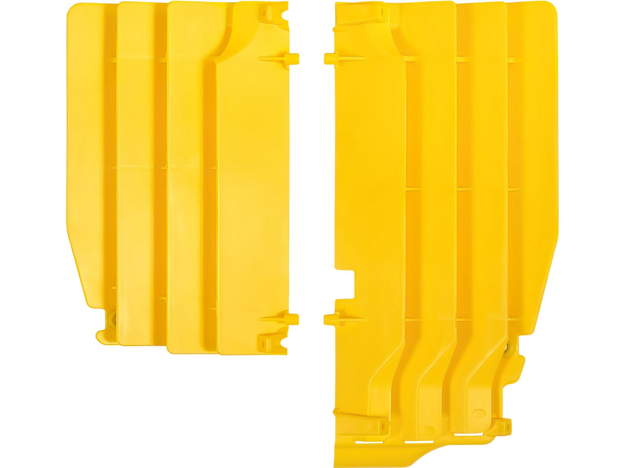 Polisport 8464800002 - Set Di Griglie Per Radiatore In Polipropilene Resistente E Durevole Senza Hardware Compatibile Con Le Moto Suzuki In Colore Giallo-image