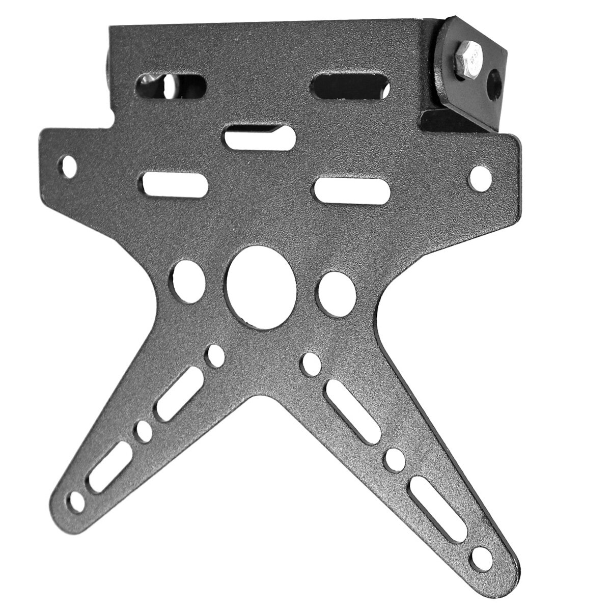 Standard Parts Support de plaque Moto universel noir
