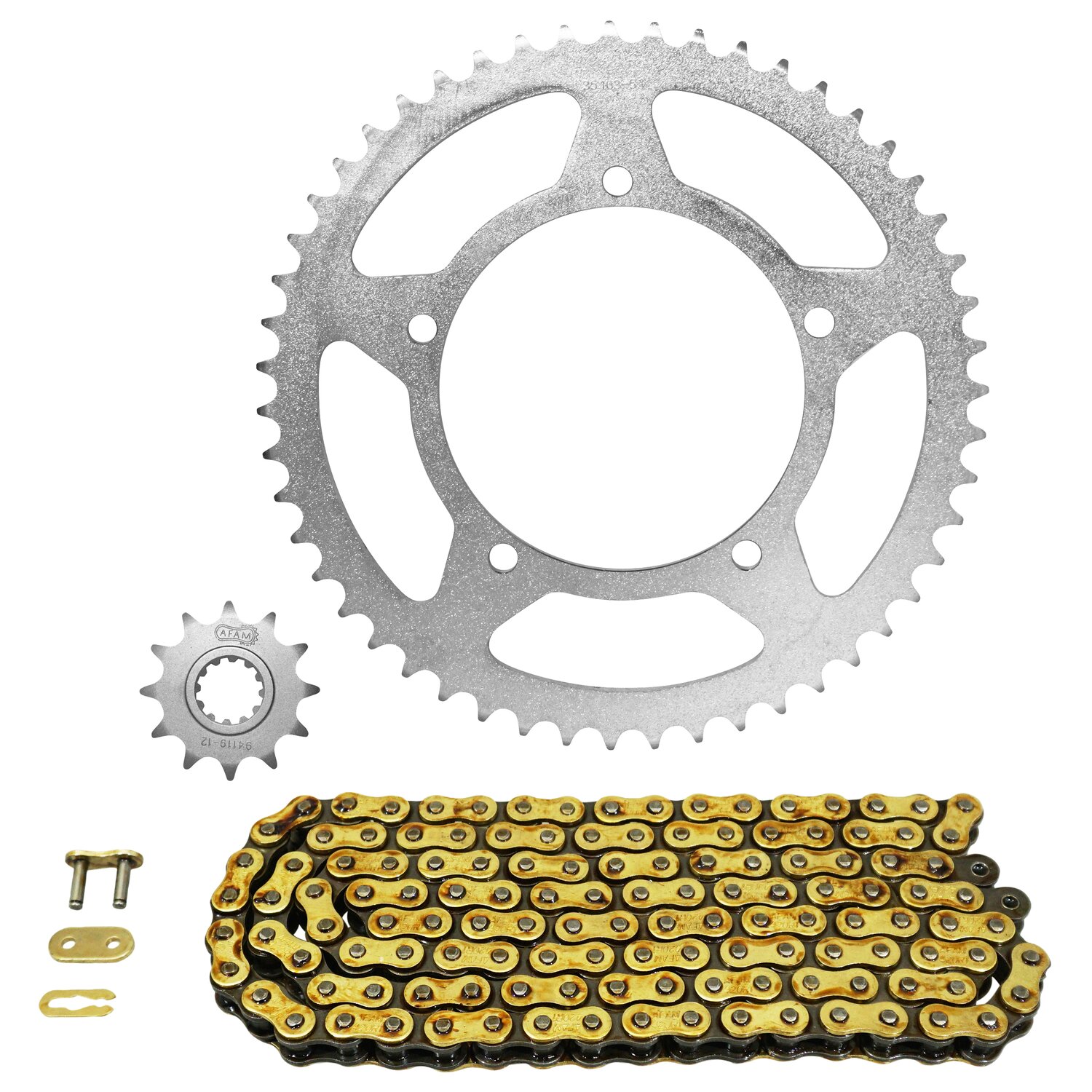 AFAM Kit chaîne Aprilia RX 50 1999 - 2001 12x51 - 420 (rapport origine)