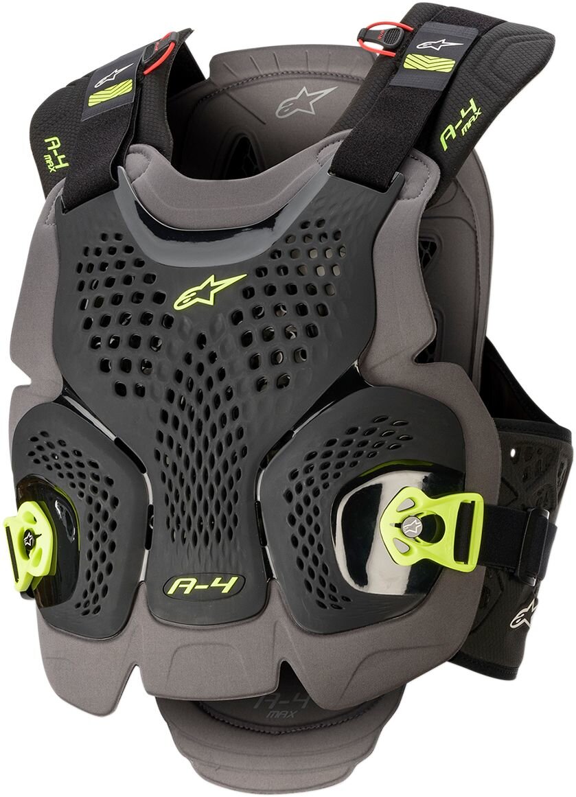 Pare pierre Alpinstars A4 Max noir / jaune XL/XXL