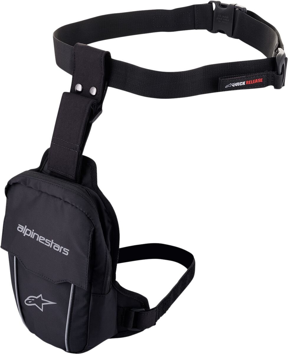 Alpinestars Access Thigh Bag, Borsa gamba (Nero, Taglia Unica)