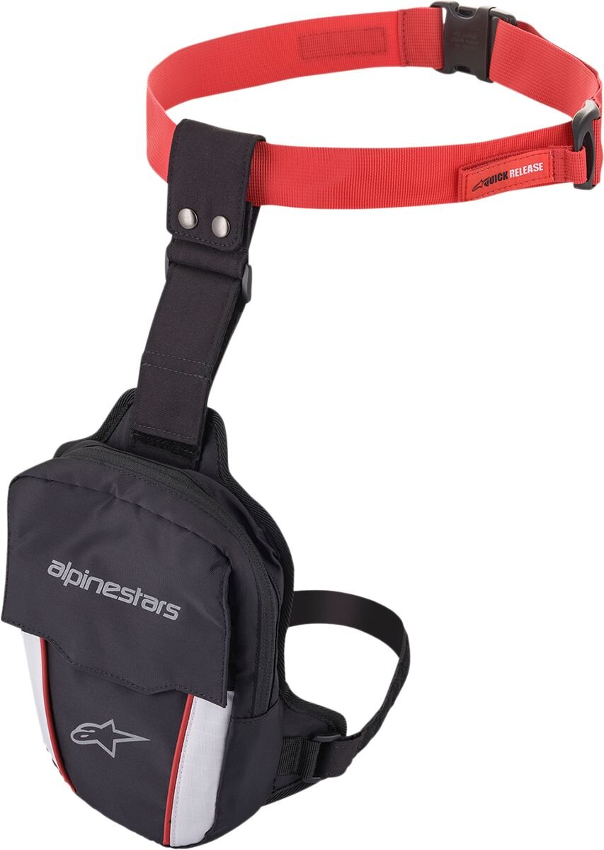 Saccoche de jambe Alpinestars noir/rouge