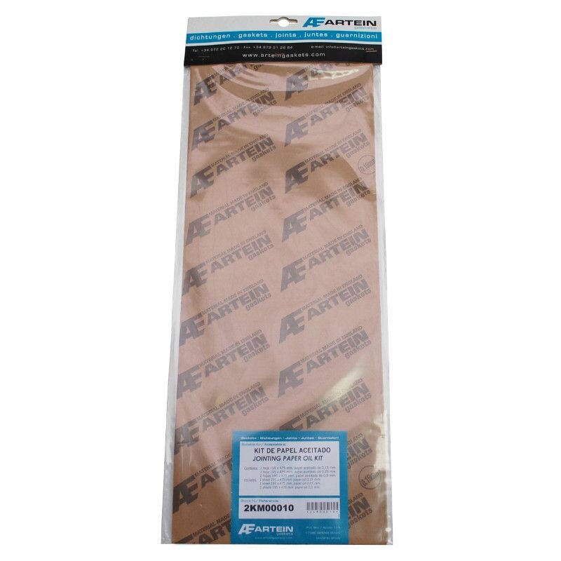 Lot de Feuilles de joint Ã  dÃ©couper Artein papier huile 195x475mm