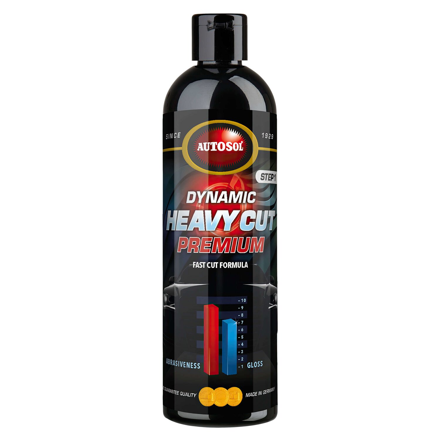 Autosol Dynamis heavy cut polish carroserie Step 1 flacon 250ml