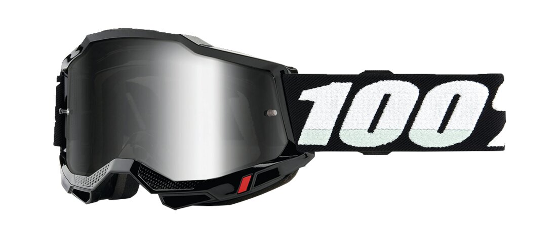 Masque 100% Accuri 2 enfant noir écran argent miroir