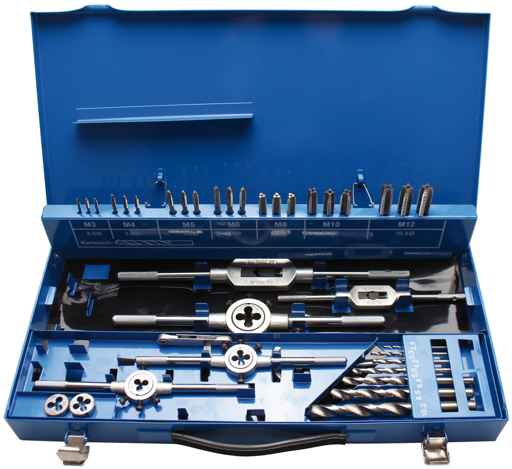 Jeu de tarauds BGS M3 - M12 44 pièces