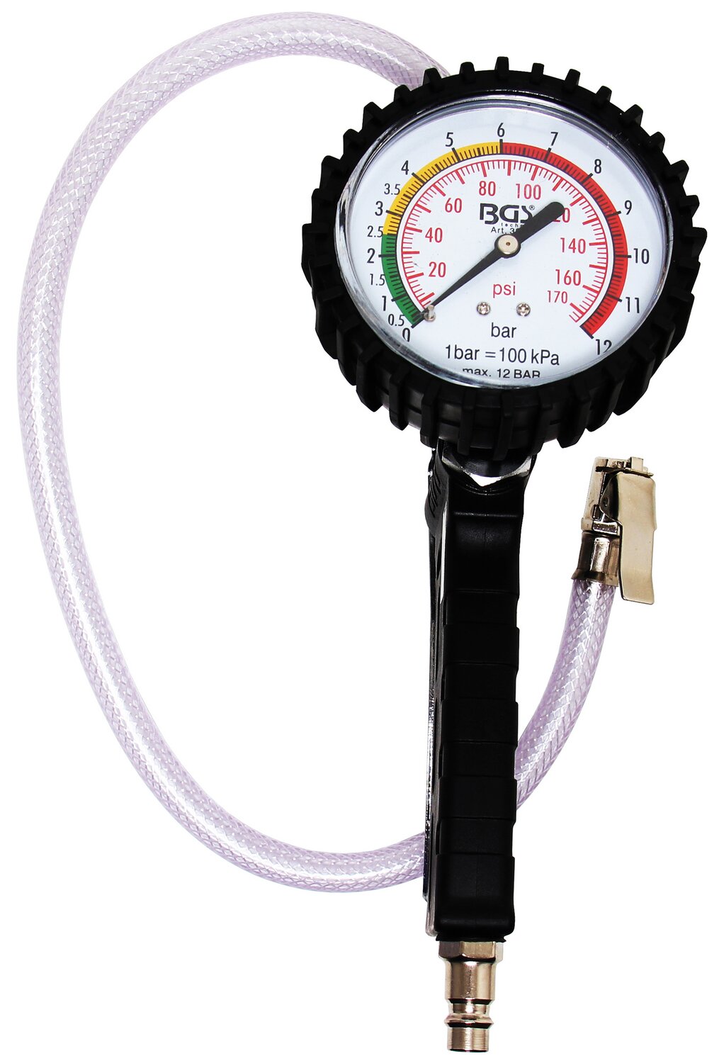 Pistolet de gonflage pneumatique BGS 0 - 12 bar