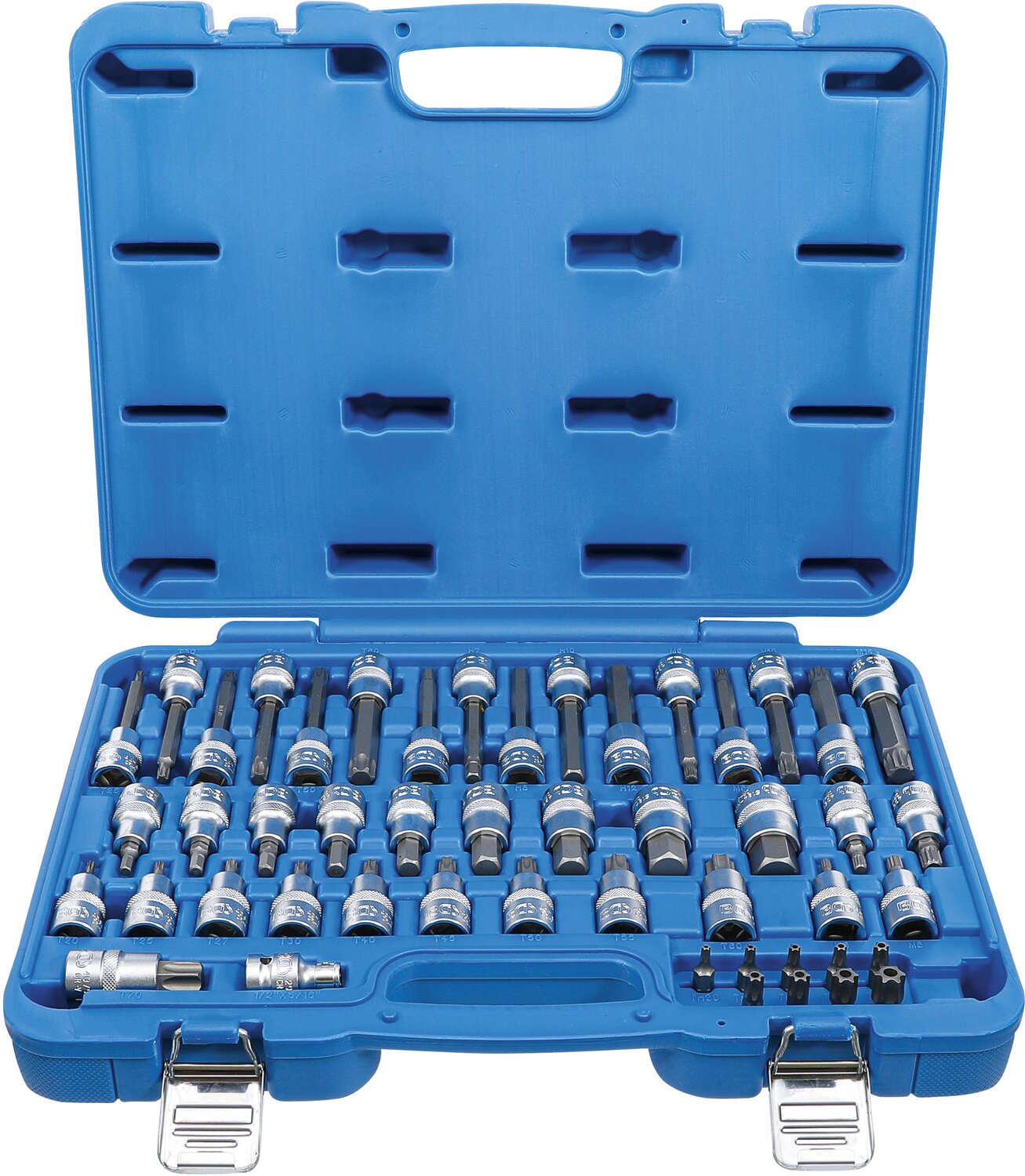 Jeu de douilles à embouts BGS 12,5 mm (1/2), 8 mm (5/16) 49 pièces