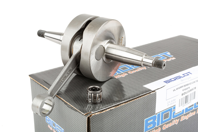 Vilebrequin course 39,7mm bielle 85mm Bidalot RF50WR Derbi Euro2